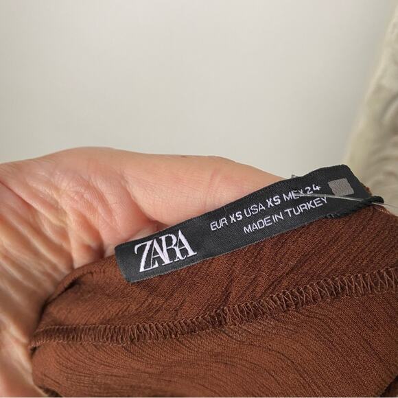 Zara Ruched Asymmetrical Top - Picture 8 of 16